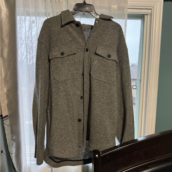 Zara Wool Overshirt - Picture 1 of 2